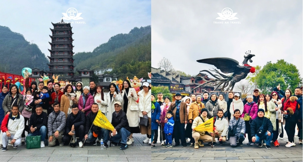 Đoàn du lịch TRƯƠNG GIA GIỚI -  VŨ LĂNG NGUYÊN - PHƯỢNG HOÀNG CỔ TRẤN 