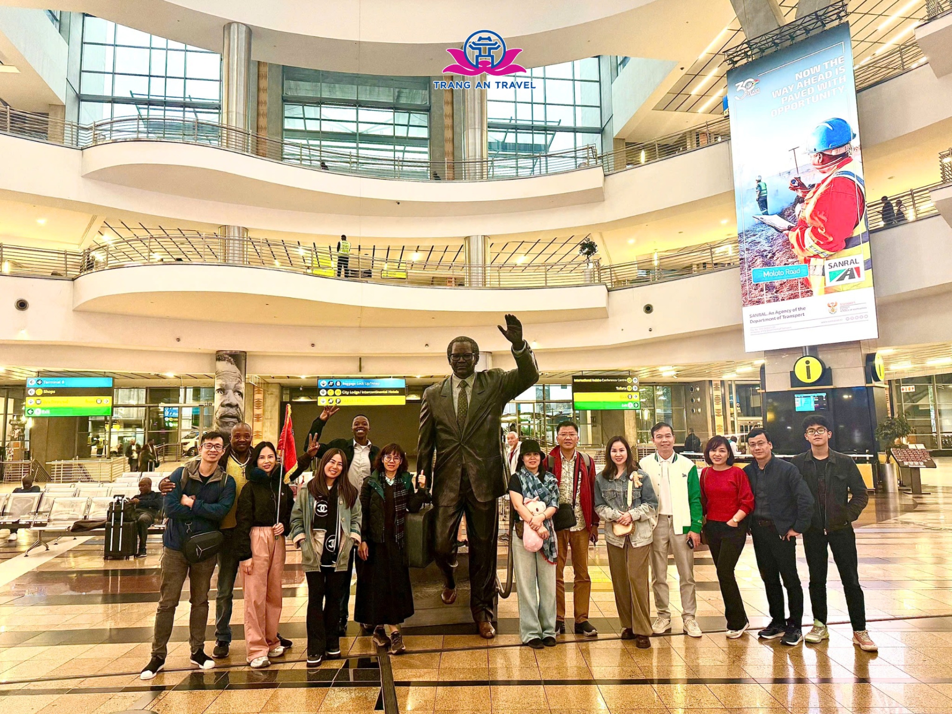 Đoàn du lịch Nam Phi của Tràng An Travel 15/3/2025