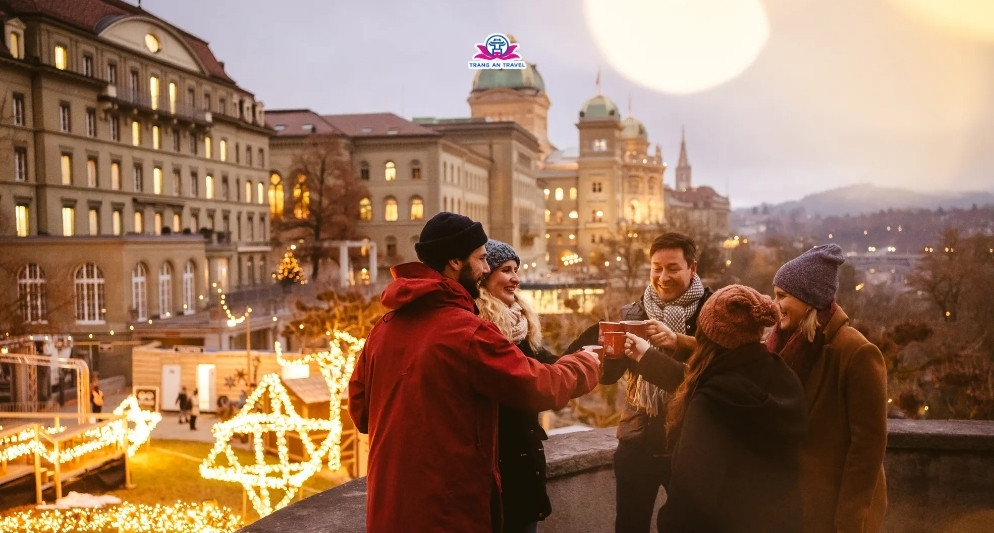 Thời tiết Thụy Sĩ tháng 12 – Mùa đông rực rỡ giữa dãy Alps